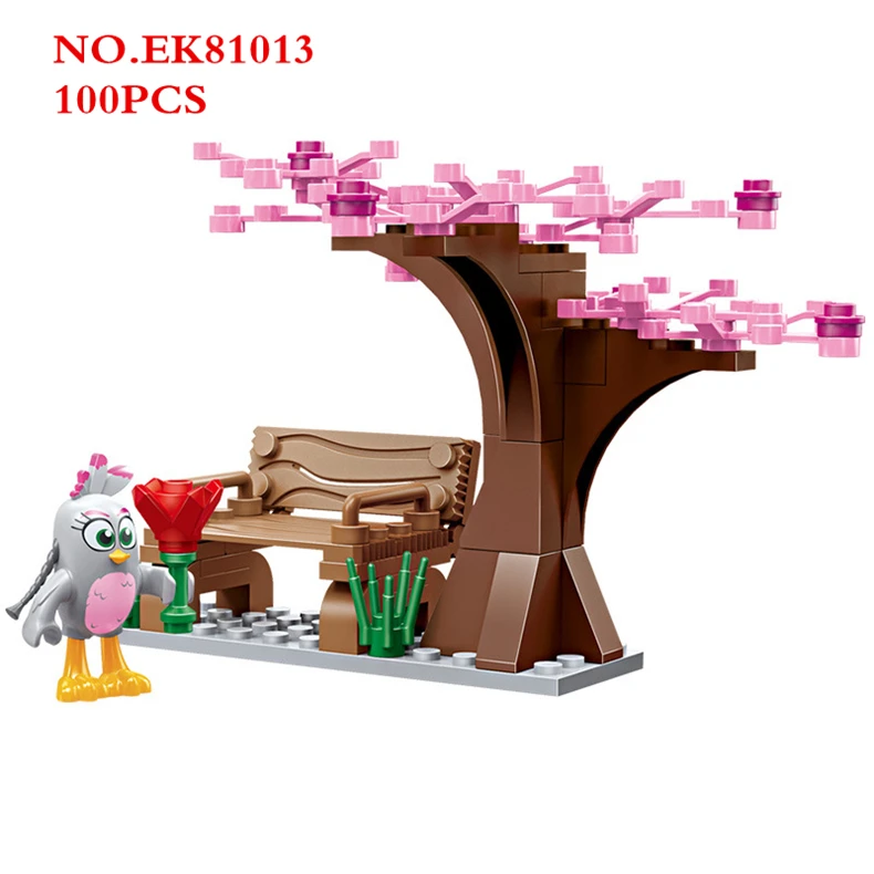 81013 no box Cogo сердитый милый Птичий остров игровая площадка король свиньи замок строительные блоки наборы обучающие игрушки для детей Подарки - Цвет: 81013 no box