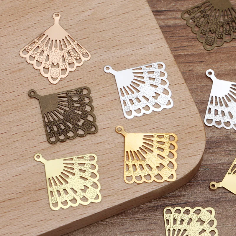 Латунные подвески в виде павлина коннекторы для изготовления сережек сделай сам