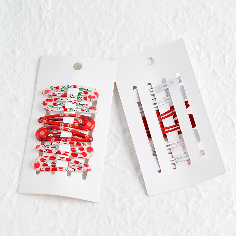 Милые заколки для волос с принтом звезды модные аксессуары бутиковая заколка