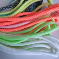 8090100120cm 1 pair round fluorescent light popular sports shoes lace casual 8 solid candy colors luminous shoelaces
