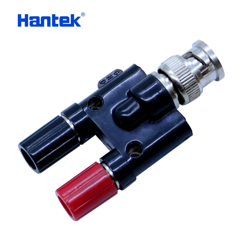 Адаптер Hantek BNC-4 мм для подключения двух вилок типа банан 4 к гнезду BNC (HT311)