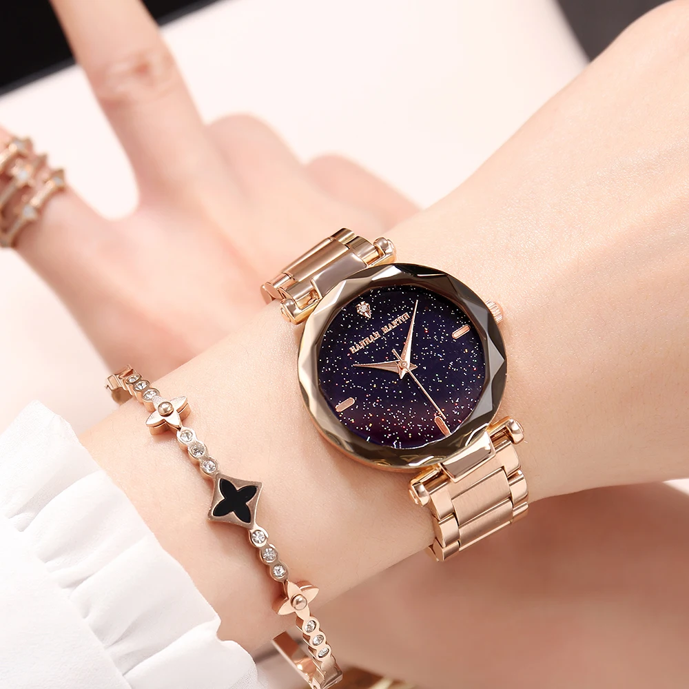 

Fast Shipping 2020 New brand Japan Women Fashion Elegant Magnet Buckle Vibrato Wrist Watches Gold Waterproof Ladies Watch