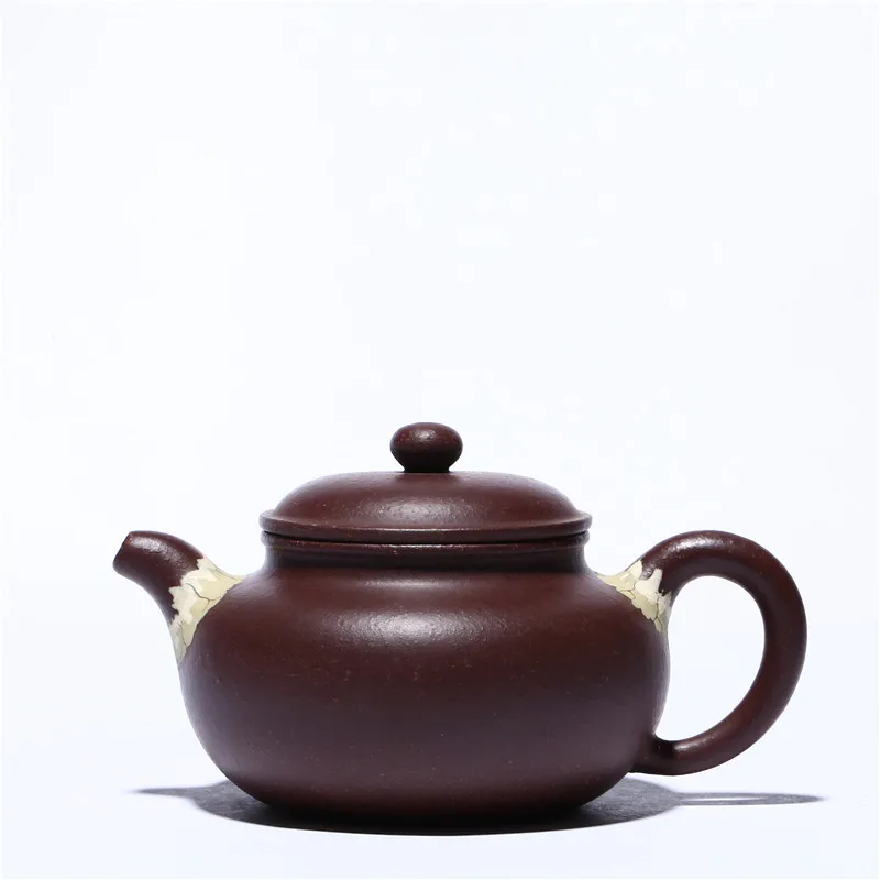 

Purple Clay Teapot Collection Purple Clay Two-color Antique Kung Fu Teapot Tea Set Household Teapot Chinese Tea Set