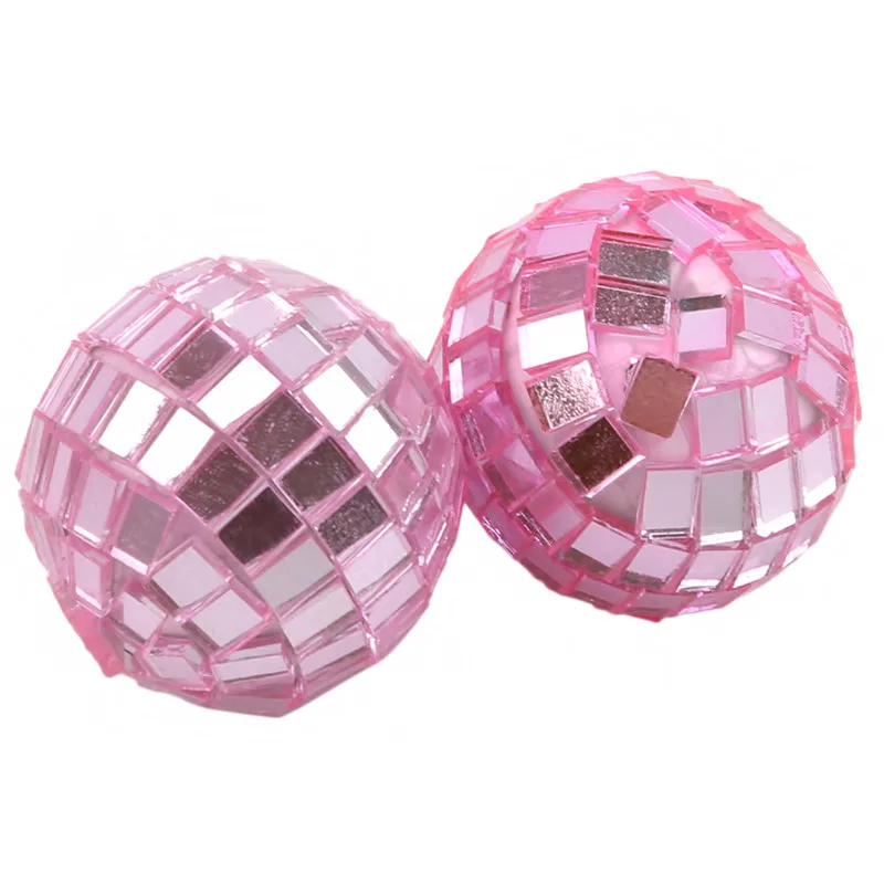 Mirror Disco Ball Stage Light Rotating Glass Big Party Decorations Bar Lighting Reflection Colorful | Дом и сад