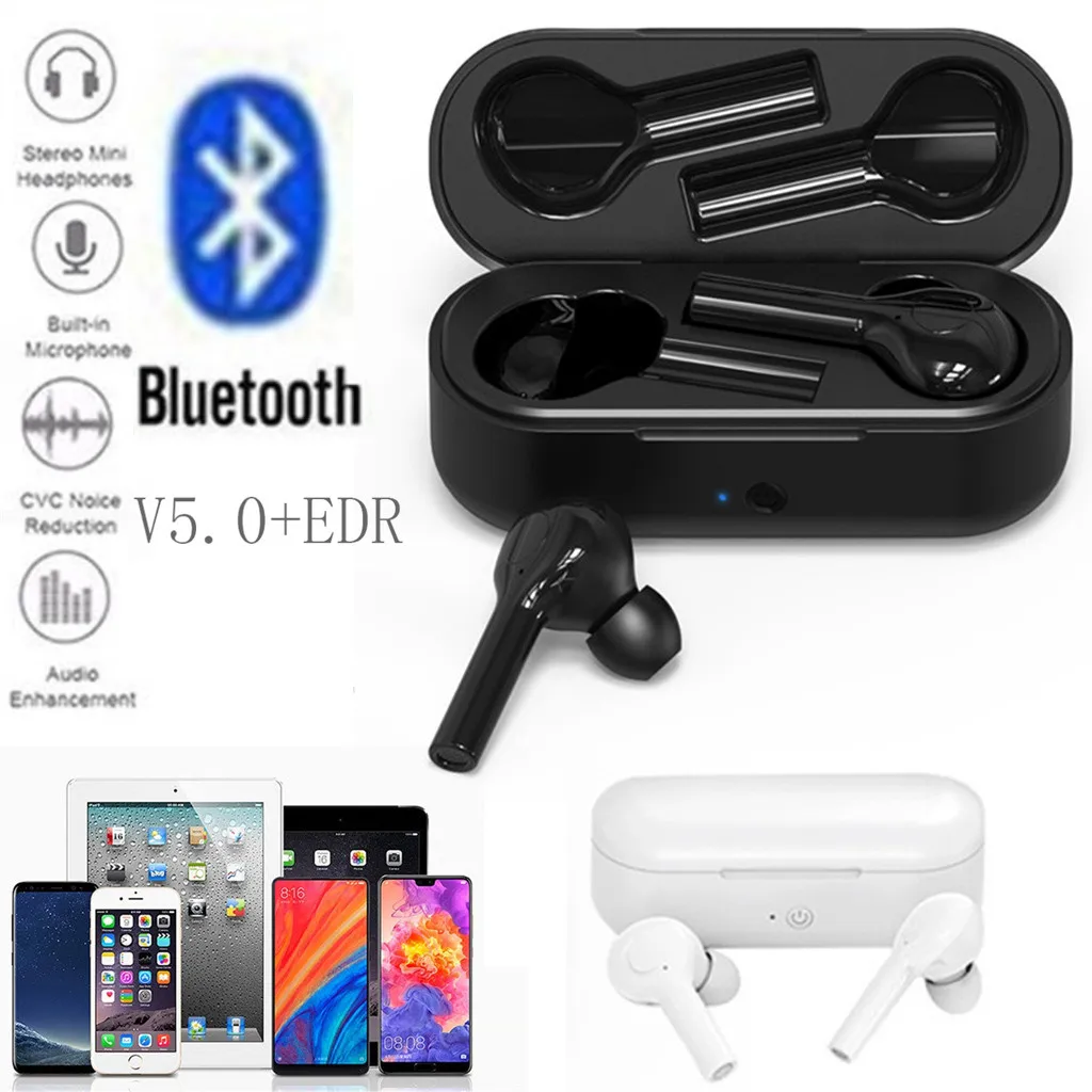 TWS08 Tws Bluetooth наушники Миниатюрные беспроводные Спортивные гарнитуры Гарнитура с