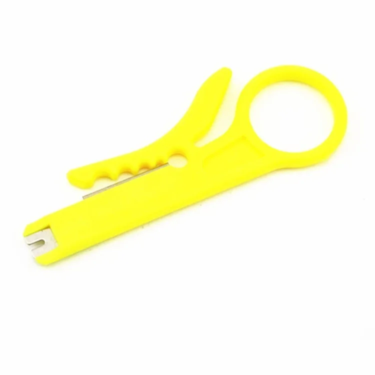 Маленький желтый нож хитовый проволочный простой и легкий кожура линия хитовая