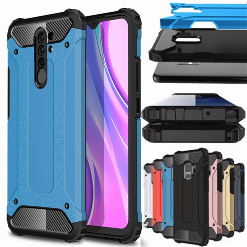 Чехол для Xiaomi Redmi 9 6 53 дюйма противоударный армированный силиконовый бампер Mi Note 10
