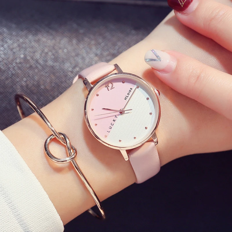 

Женские роскошные часы, новинка 2022, популярные креативные наручные часы с кожаным ремешком, модные повседневные кварцевые часы, часы в подарок