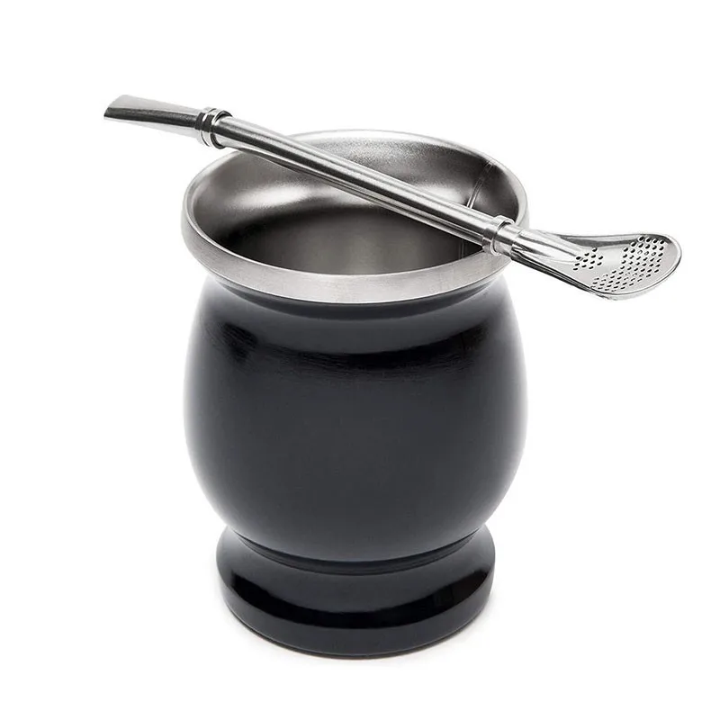 Естественная Тыква Yerba Mate/чайная чашка в комплекте 8 унций бокалы Mate соломенная