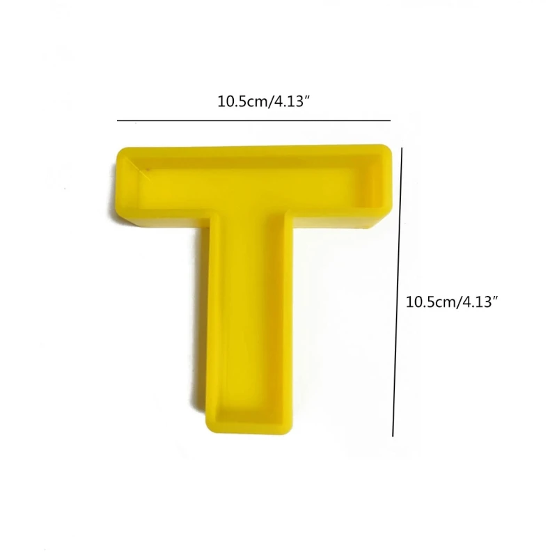 

G5GC Alphabet Letters Ornaments Epoxy Resin Mold Home Decorations Silicone Mould DIY Crafts Jewelry Casting Tools