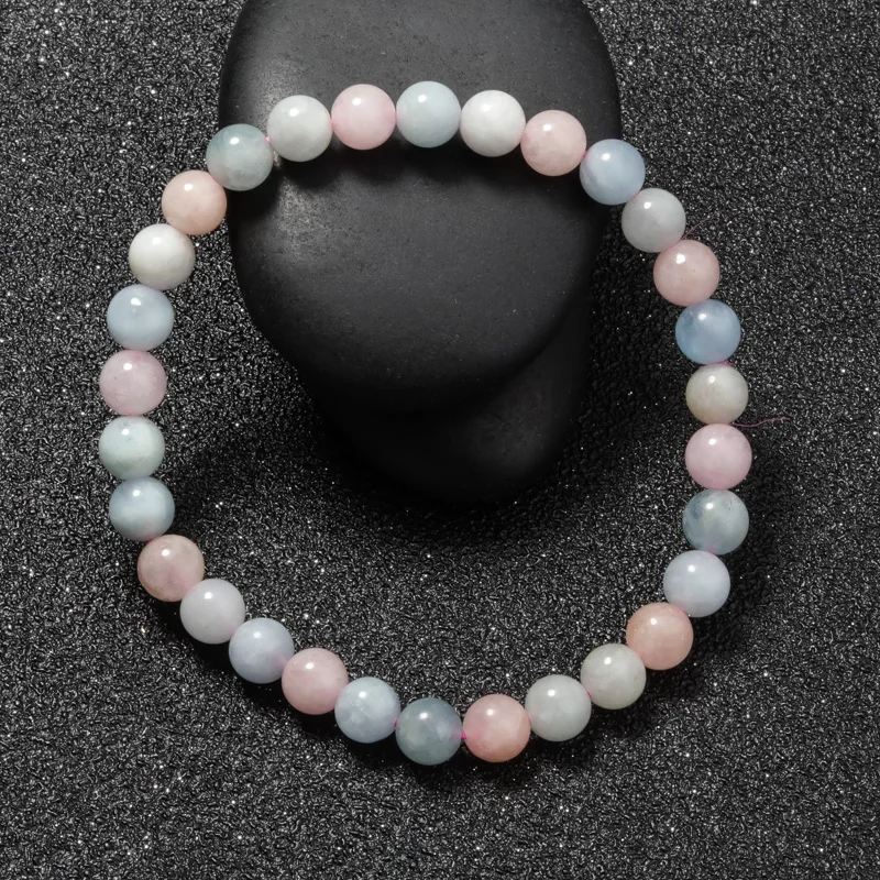 

Natural 6/8/10mm Morgan Stone Bracelet for Men and Women Fashion Energy Charm Bracelet Jewelry Gift