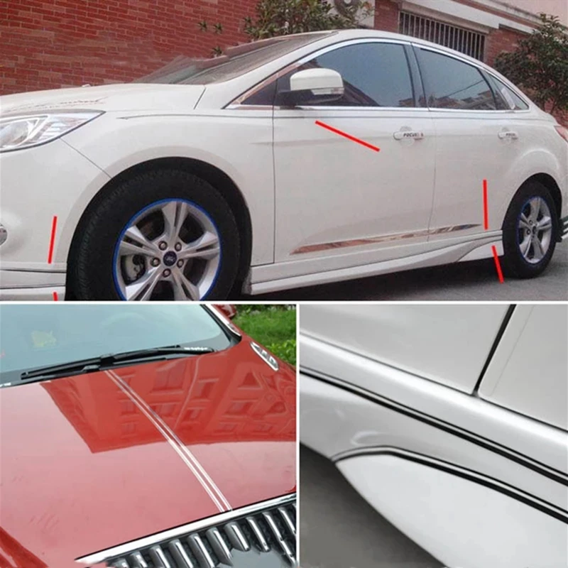 

12mm Striping Stickers Stripe Double Line Tape Car Body Vinyl Sticker Decal Auto Exterior Accessories