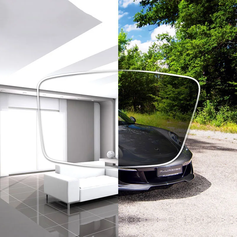 

Photochromic Lenses 1.61 High Index Single Vision Aspheric Prescription Lens Anti-Radiation & UV Color Change Quickly