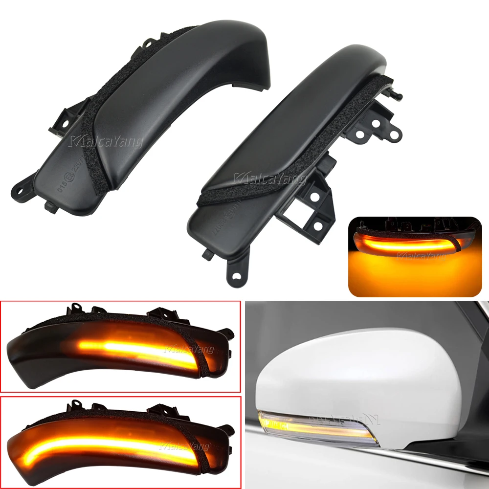 Зеркало заднего вида светодиодный динамический сигнал поворота светильник для