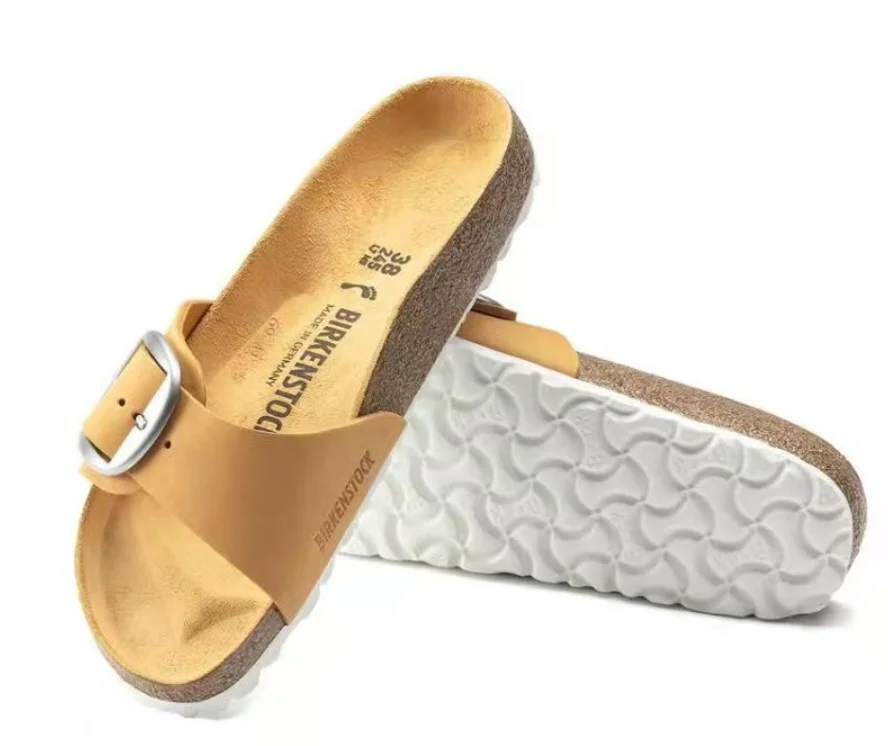 

New Summer Sandals Beach Cork Slippers Women Casual Slip on Men Outside Slides Shoe