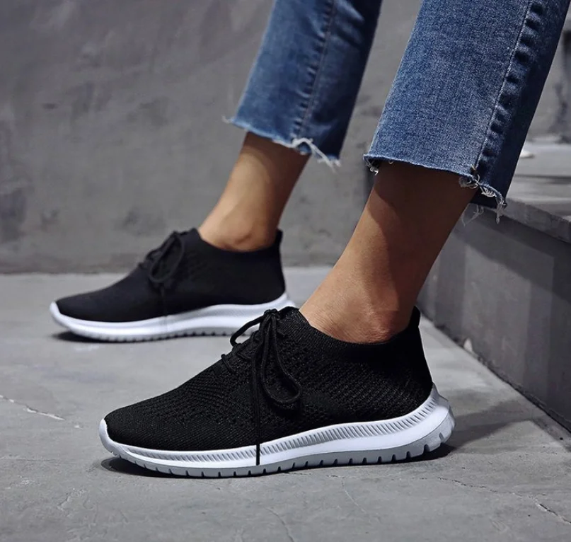 

Кроссовки женские сетчатые на платформе, дышащие, повседневная обувь для тренировок, белые, Размеры 35-43, лето