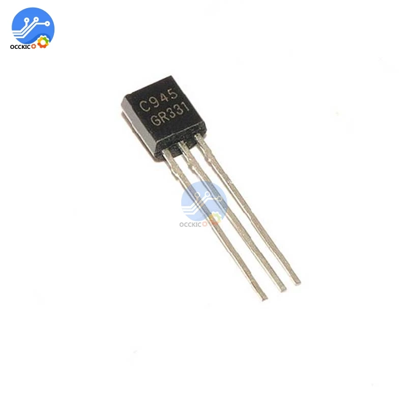 

50pcs/set Transistor Assortment Kit C945 transistor PNP/NPN transistors Straight Insert