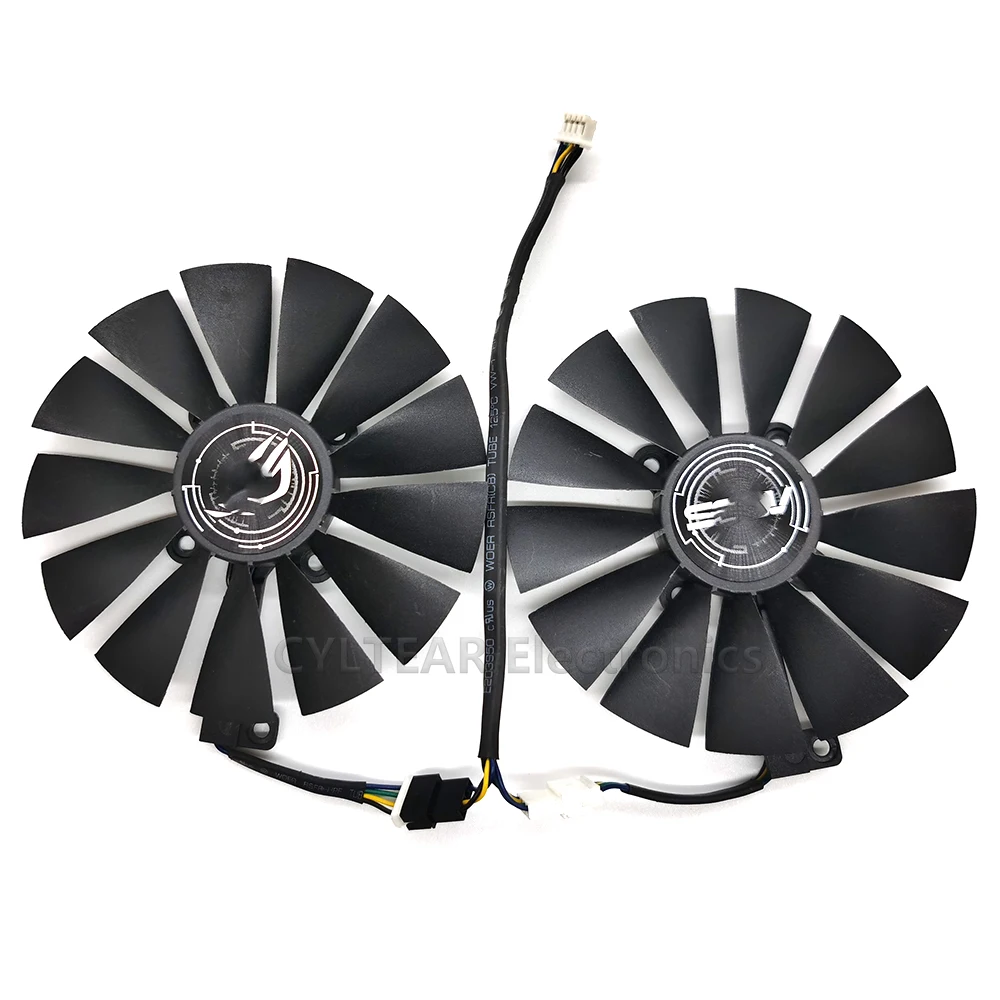 New 95MM PLD10010S12H Cooler Fan For ASUS ROG STRIX Dual RX 470 570 AMD RX470 RX570 Gaming Video Card Cooling | Компьютеры и офис