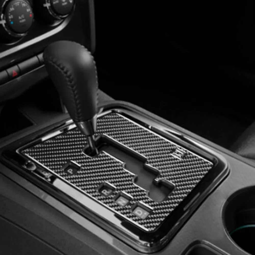 

Carbon Fiber Decorative Stickers Console For Dodge- Challenger 2008-2014 Panel Trim Brand New