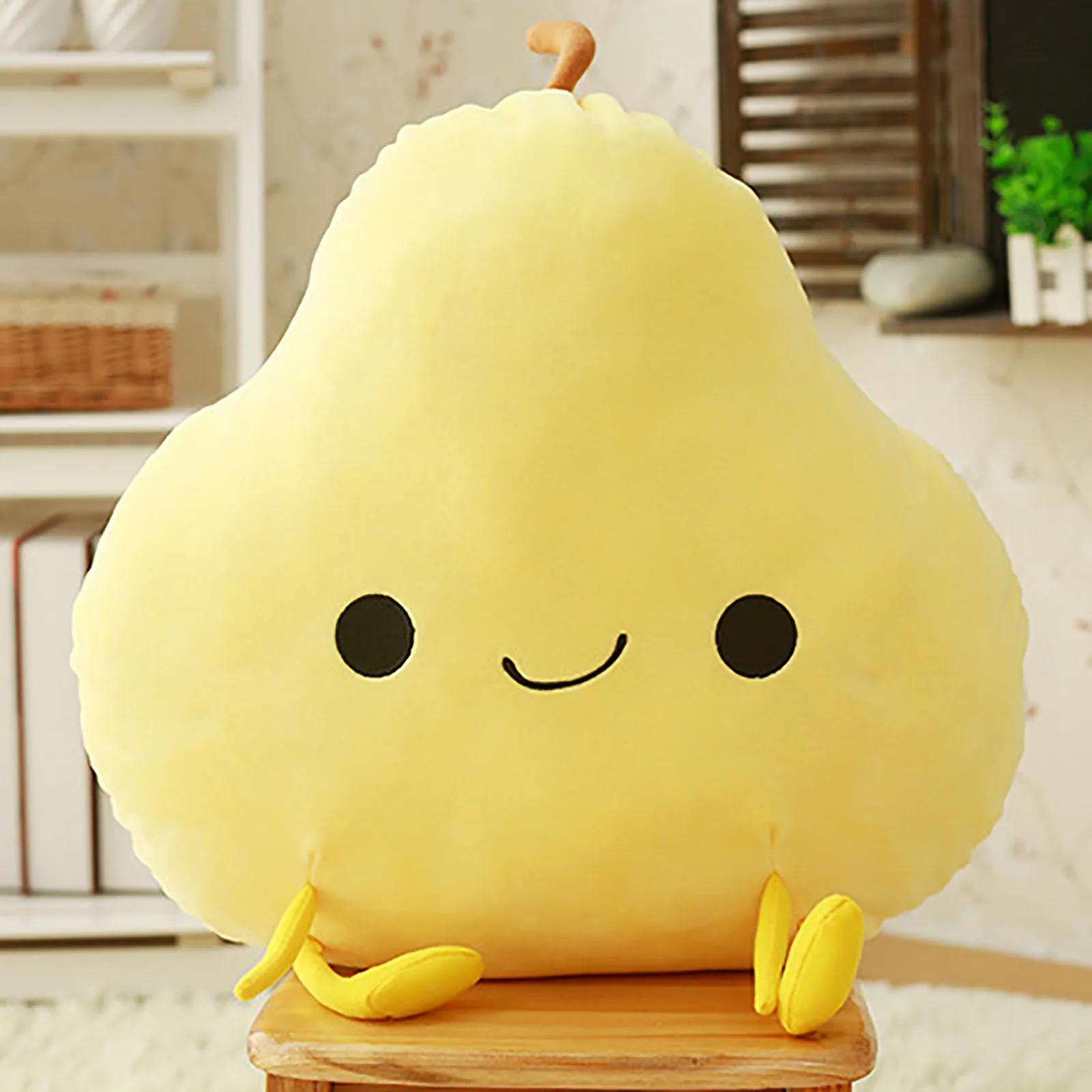 

Cute Fruit Shape Stuffed Plush Toy Pillow Doll Plush Mango/peach Back Cushion Kawaii Plush Decorative Ornaments