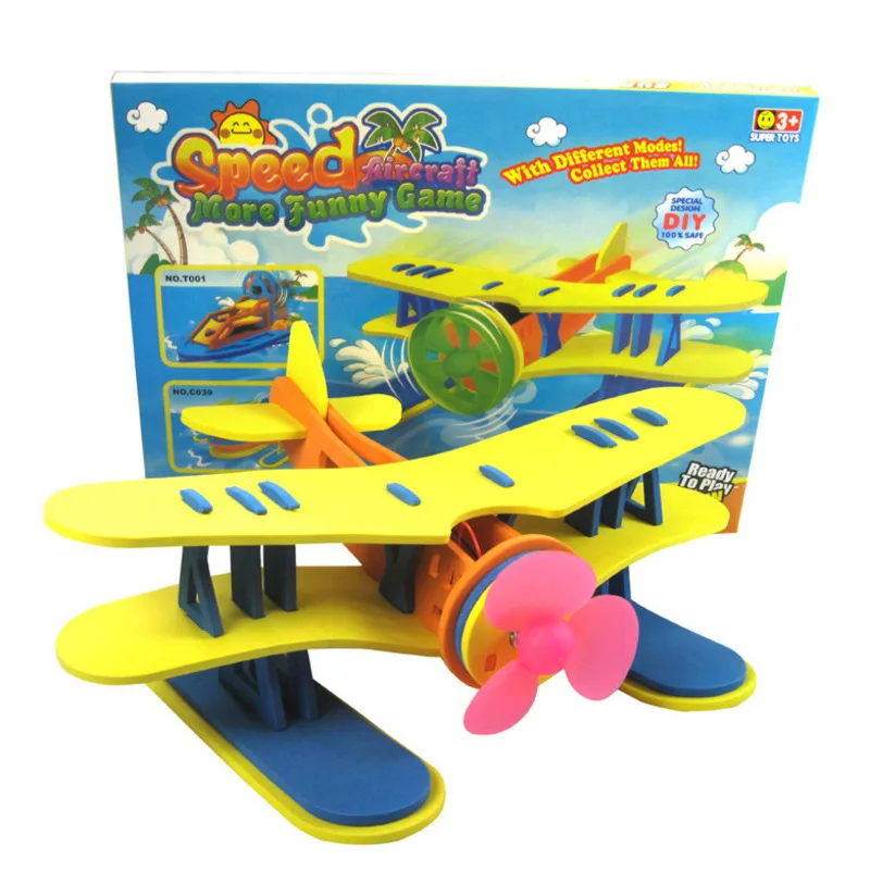 

Воздушный Винт приведенный в действие летной модель электрическая модель «сделай сам» головоломка Ассамблеи Игрушка модель самолета Моде...