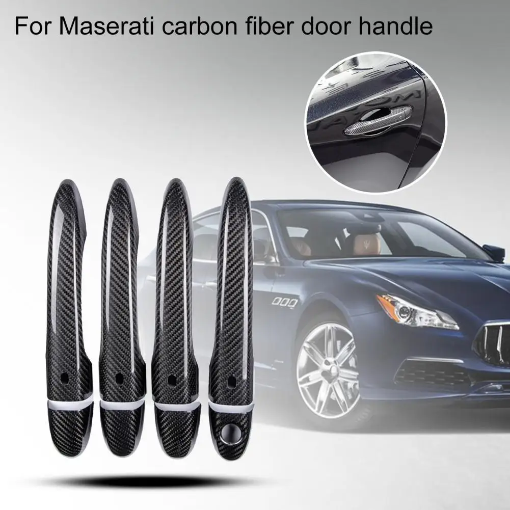 

4Pcs Door Handle Full Three-dimensional Sense CAC Multi-axis Trimming No Broken Lines Oxidation Resistance Anti-UV Essential Oil