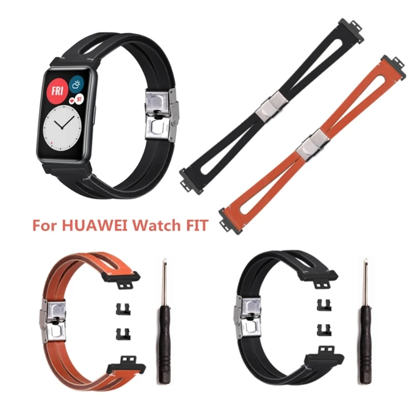

2021 New Replaceable Watch Bands For -Huawei Watch Fit High-Quality Handmade Belt Strap