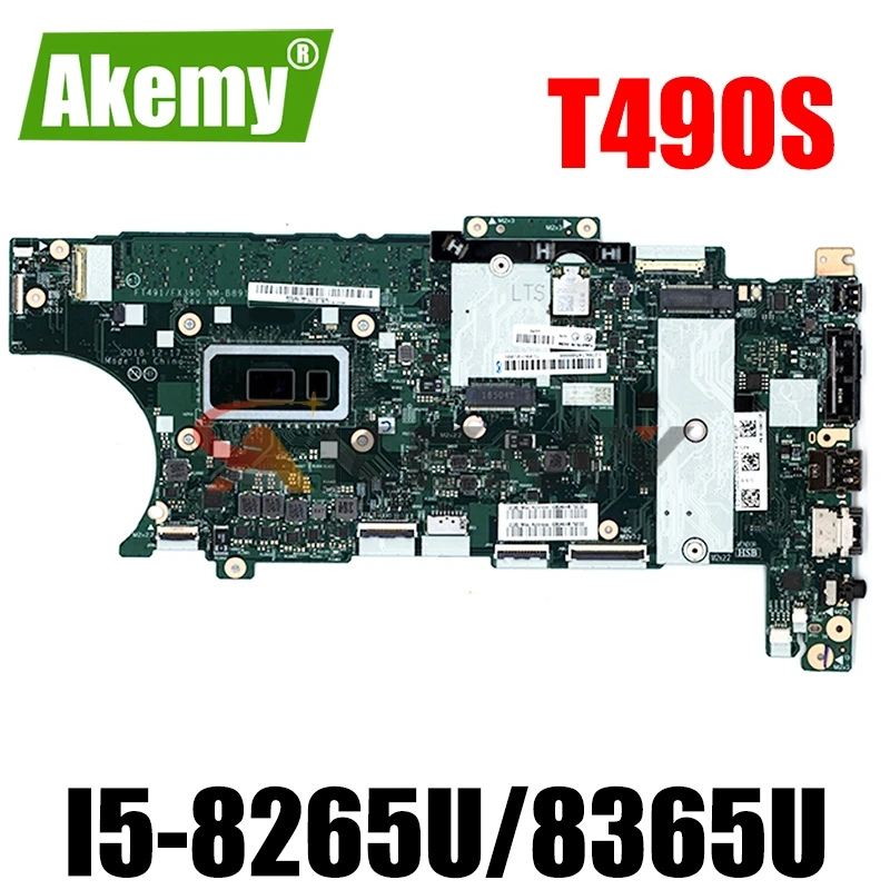 

NM-B891 для ThinkPad T490S Материнская плата ноутбука FT491/FX390 NM-B891 с I5-8265U/8365U 16GB Оперативная память оригинальный 100% полностью протестирована