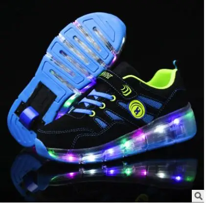10 Jazzy Heelys детский светодиодный светильник Heelys для мальчиков и девочек детская обувь для роликовых коньков Детские кроссовки с колесами 51301 - Цвет: 10