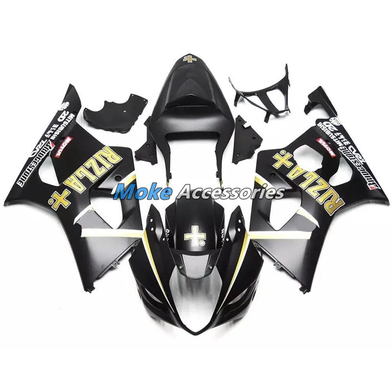 

Motorcycle Fairings Kit Fit For Gsxr1000 2003-2004 Bodywork Set High Quality ABS Injection NEW Black Rizla