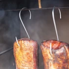 Длинные заостренные крючки S, подставка для мясника, из нержавеющей стали, 10 шт., 1215 см, кухонные крючки