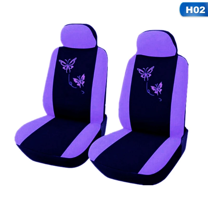 4/9pcs/set Automobiles Car Interior Accessories Pink/Purple Car Seat Covers Butterfly Embroidery Car-Styling Woman Seat Covers 4/9pcs/set Automobiles Car Interior Accessories Pink/Purple Car Seat Covers Butterfly Embroidery Car-Styling Woman Seat Covers