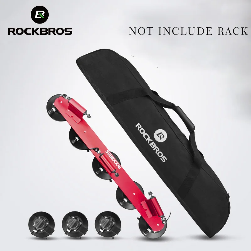 ROCKBROS Storage Bag for Bicycle Rack Suction Roof-Top 45L Large-Capacity Cycling Waterproof Bag PVC Portable Black Bike Package