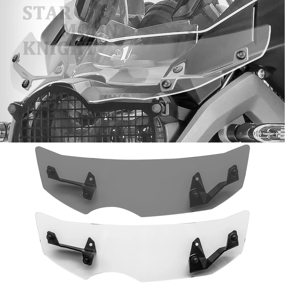 Motorcycle Windshield Windscreen Wind Deflector Extension For BMW R1200GS R 1200 GS LC Adv R1250GS R1250 Adventure 2013 - 2017