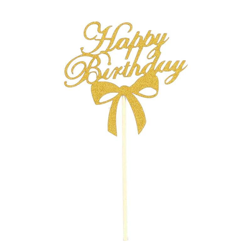 1 шт. верхушка для торта выпечки торт дополнительное украшение Блестящий