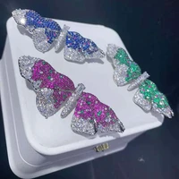 61x21mm womens high quality bow fashion style brooch for woman christmas gift 1 pair