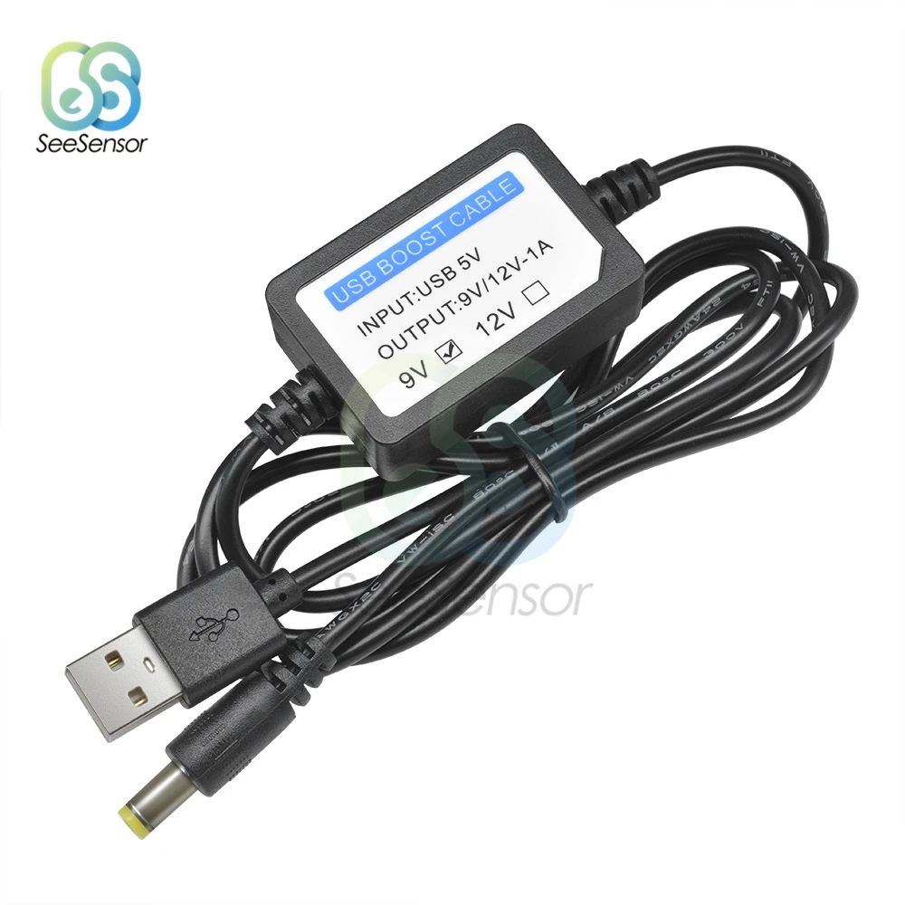 Повышающий USB-кабель для зарядки от 5 В до 9 в/12 постоянного тока 1 А | Обустройство