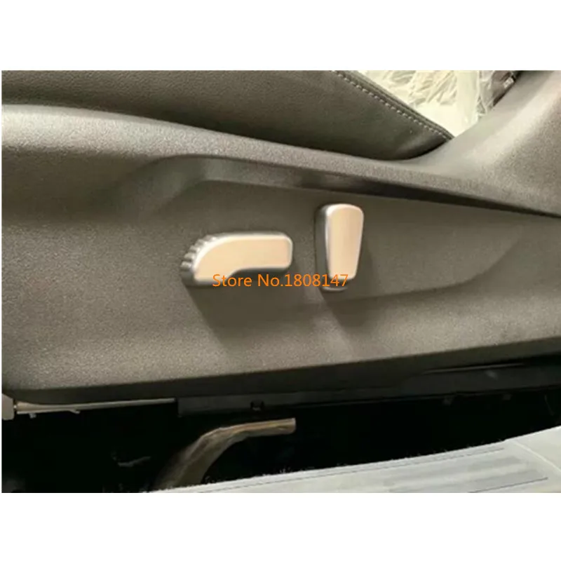 Крышка-наклейка для Subaru Forester 2018 2019 2020 2021 Хромированная ручка регулировки сиденья