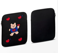 new tablet case pouch 11in portable storage liner bag ipad pouch korean cute little bear tablet cases