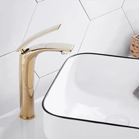 bathroom faucets blackgold brass highlow single handle basin faucet accessories cold hot water crane sink mixer taps torneira
