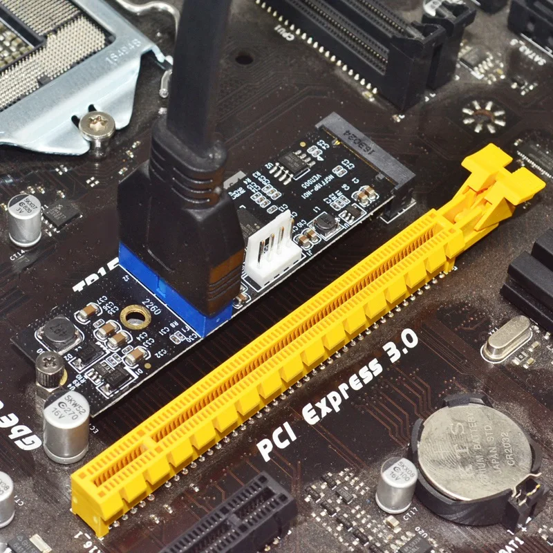 M.2 NGFF NVME к USB 3 0 19Pin заголовок преобразования карты в 2 порта USB3.0 Расширение