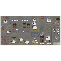 sheep story cartoon counted cross stitch 11ct 14ct diy wholesale chinese cross stitch kits embroidery needlework sets home decor
