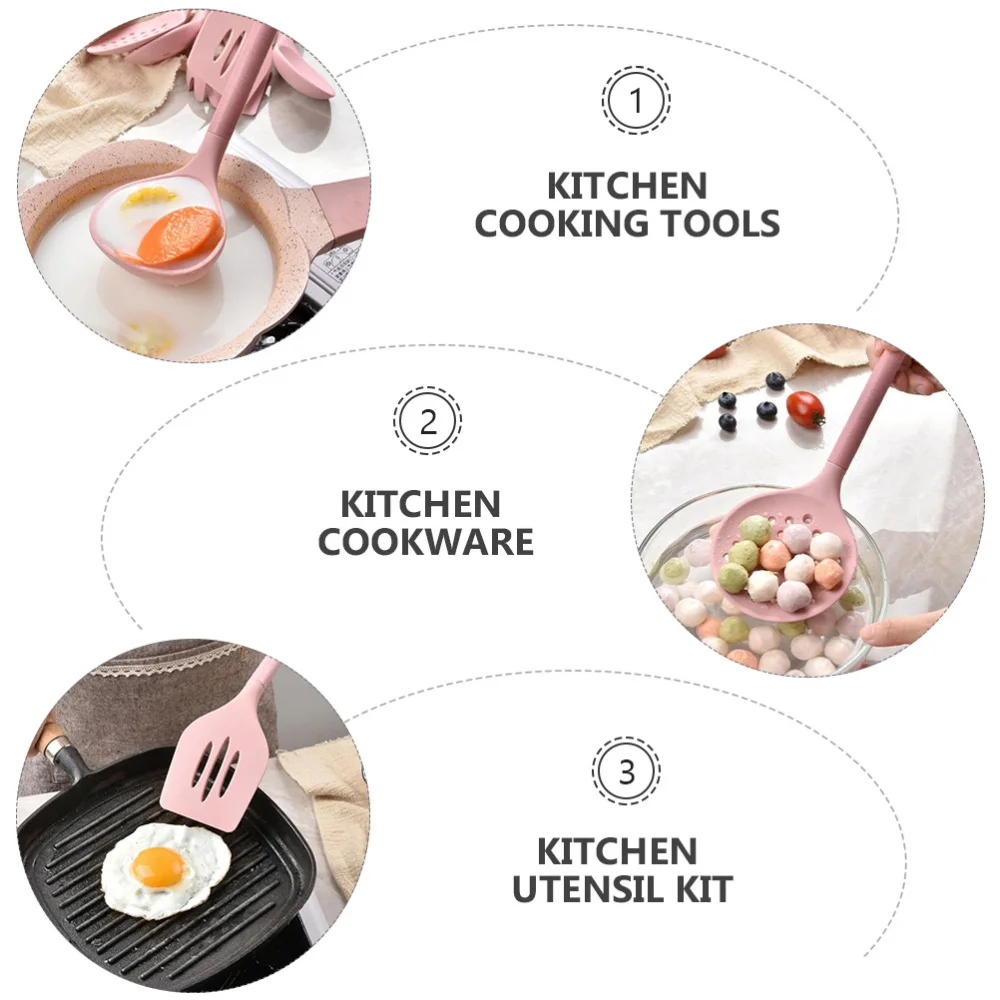 

1 Set Silicone Spatula Kitchen Cookware Shovel Household Cooking Tools