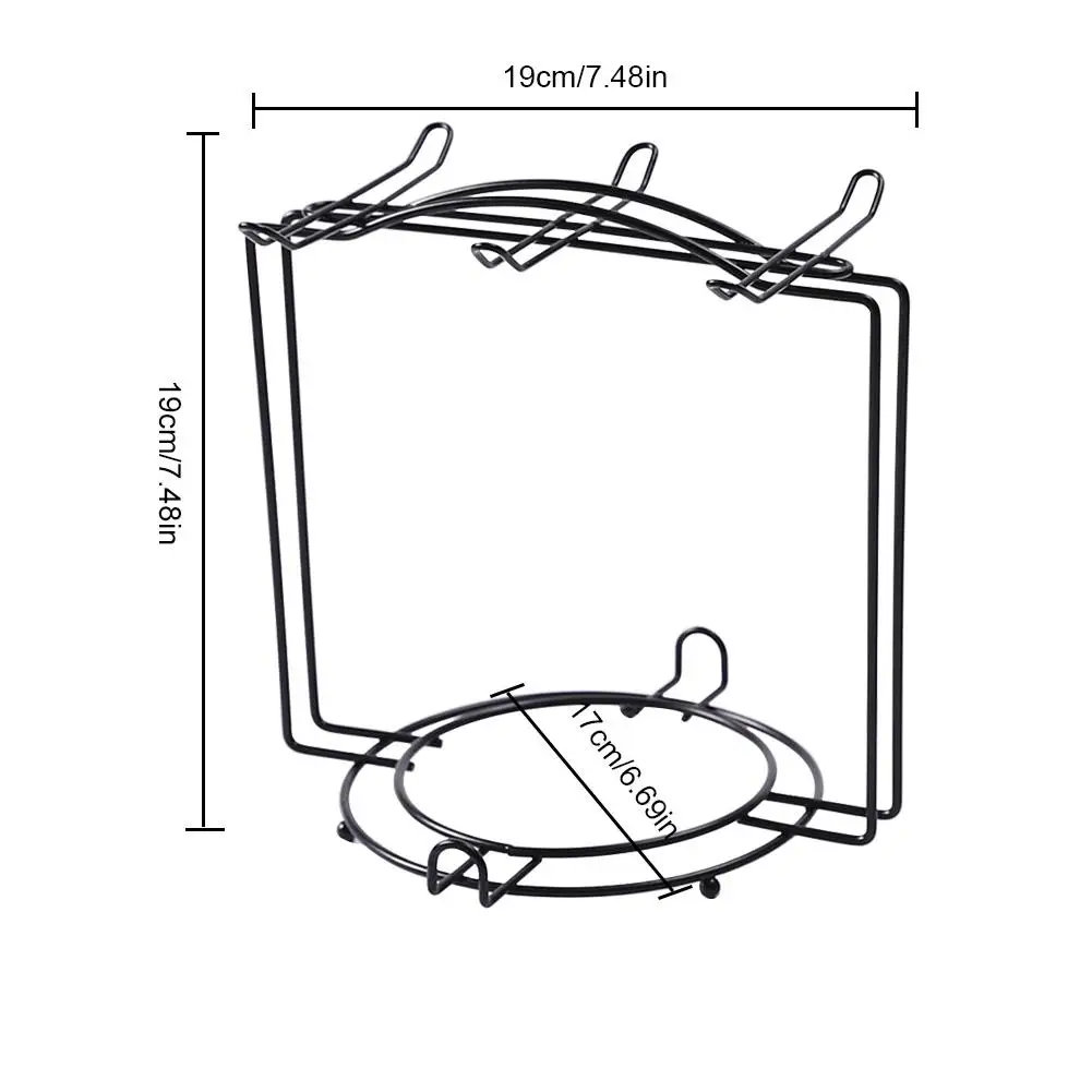 Инновационный держатель для кружек с несколькими крючками стеклянная стойка
