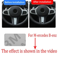 1050100pcs 3d car steering wheel body badge sticker for mercedes benz w204 w203 w212 w211 w124 w210 glc gle cla w205 car goods