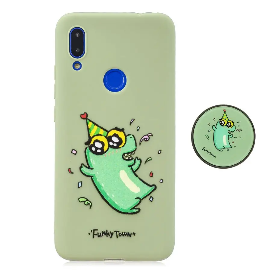 A3 Huawei Y5 Y6 Y7 силиконовый чехол с мультяшным рисунком для huawei Y6 Prime Coque Honor 8S чехол милый Стенд мягкие чехлы для телефонов - Цвет: A3