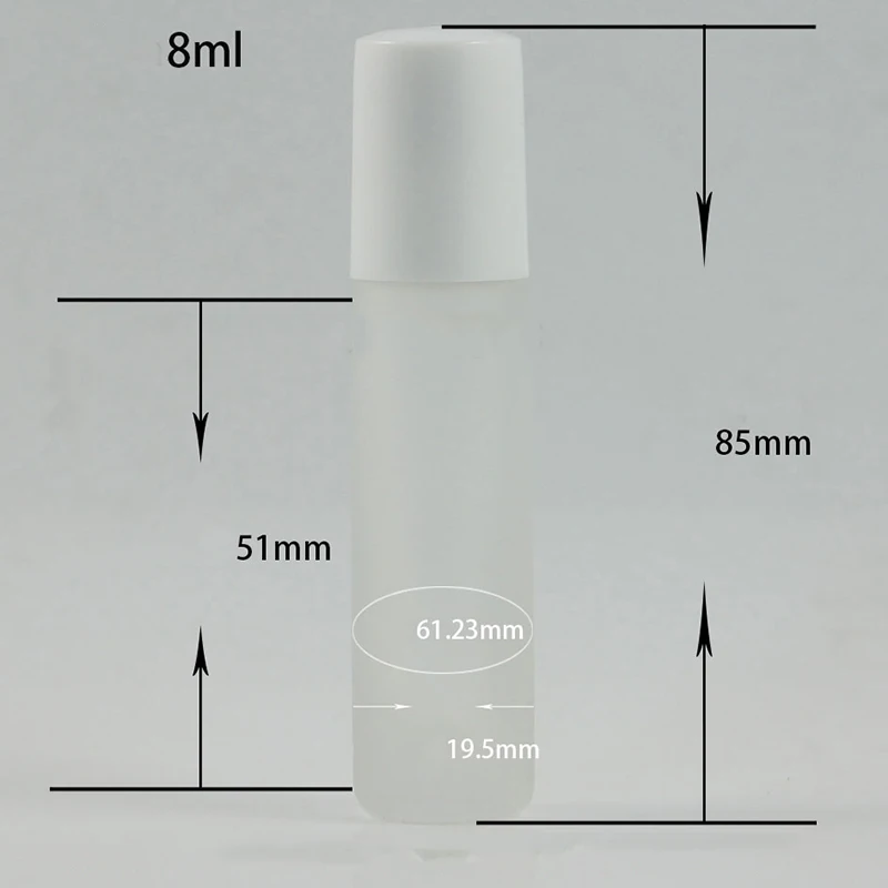 8 мл 10 Матирование эфирное масло стеклянная бутылка духи ролик Мороз