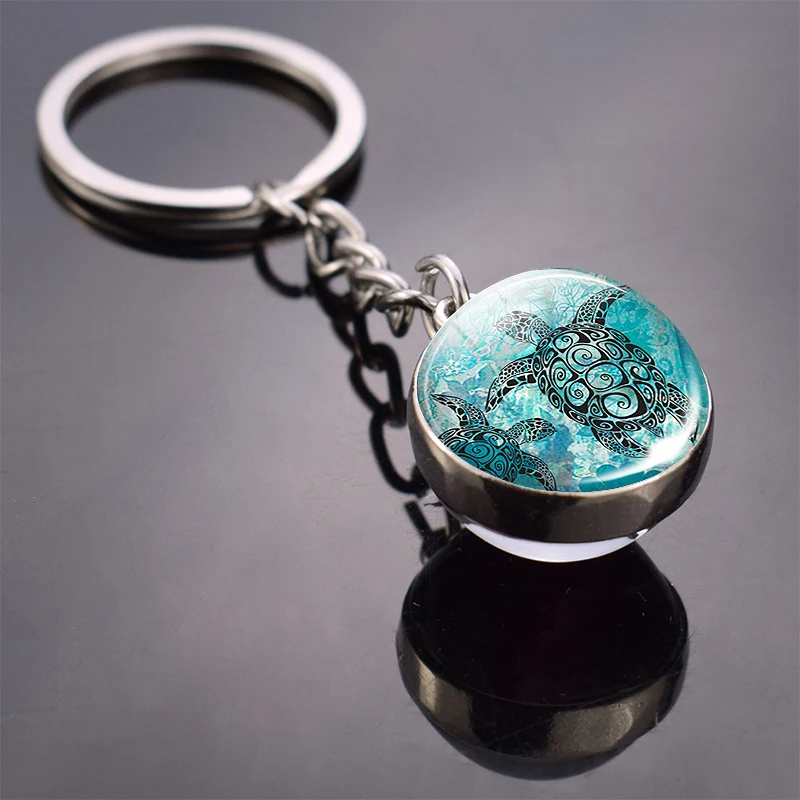 Модный брелок с морскими животными черепаха морская звезда Акула медузы дельфин