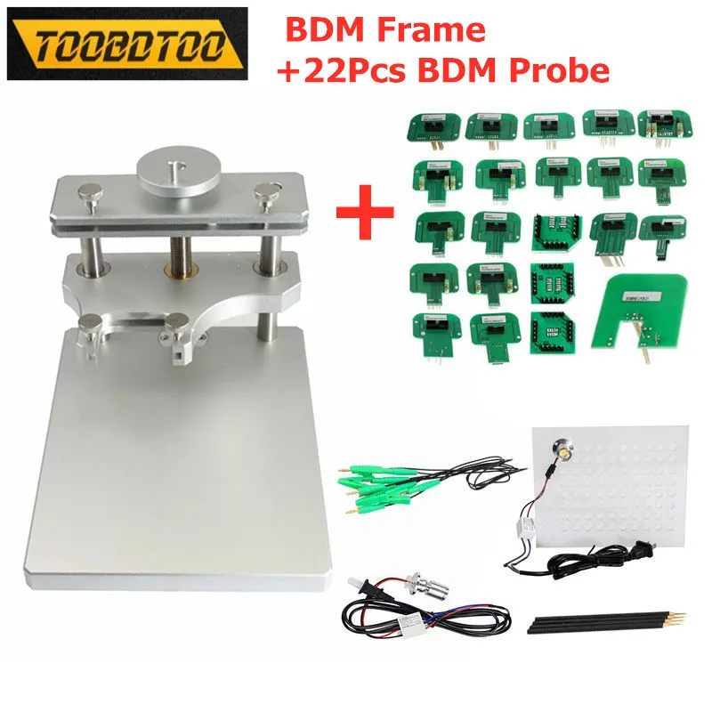 Алюминиевая Рамка BDM с 4 ручками-зондами полный набор 22 шт. BDM-зонды работа Dimsport ECU