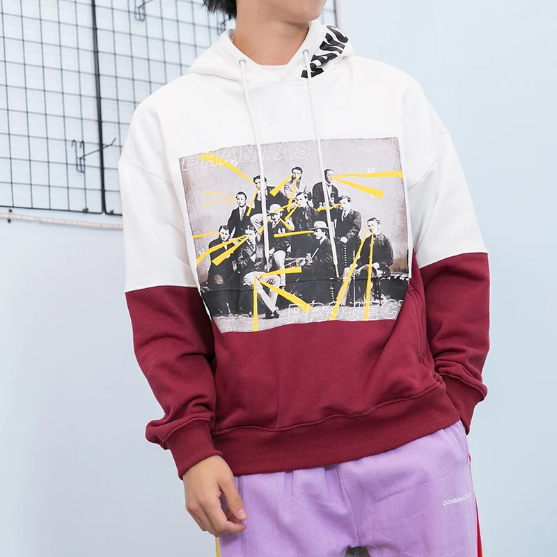 Мужская толстовка с капюшоном в стиле хип хоп Ретро ВИНТАЖНАЯ фотография